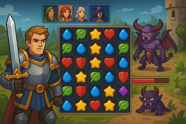 Три в ряд онлайн: особенности жанра, механики и развитие формата на примере игры «Время Героев: Три в ряд RPG»